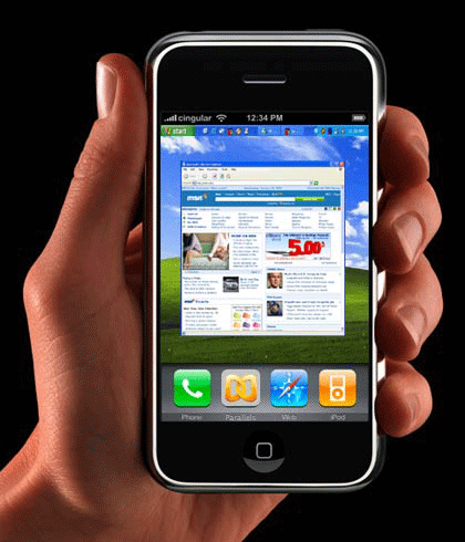 Iphone-parallels