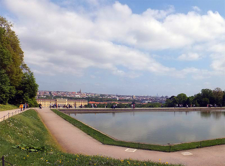 Šionbruno rūmai. Panorama