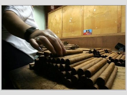 Kubietiški cigarai atrenkami rankiniu būdu