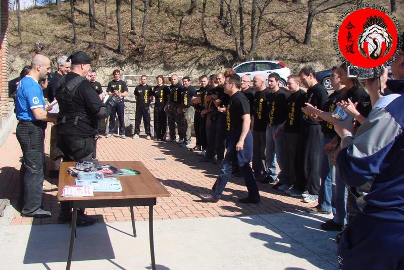 Pažymėjimų įteikimas Italijoje, išklausiusiems seminarą