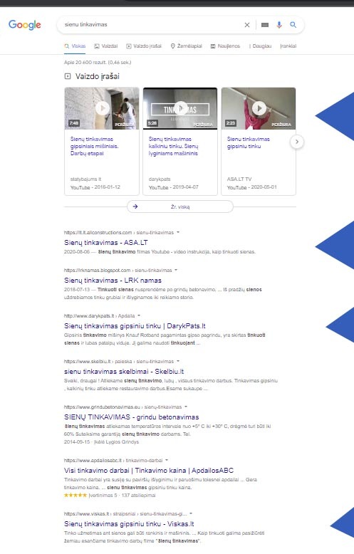 Reklama google pieskoje