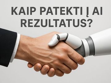 Kaip patekti į AI rezultatus