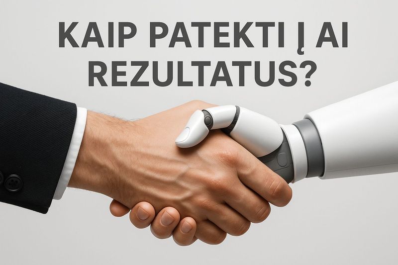 Kaip patekti į AI rezultatus Kaip patekti į AI rezultatus